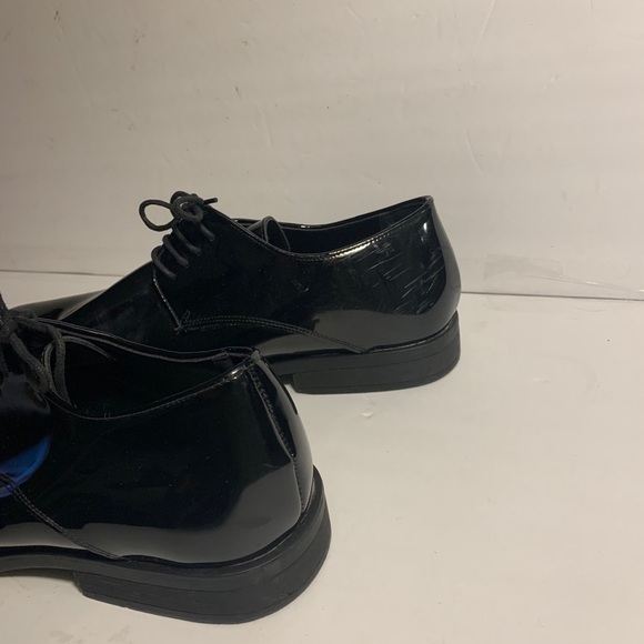 Vangelo black patent Oxford Tux 1 shoe 12M - Picture 10 of 13